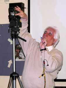 Derek demonstrating his remote controlled camera